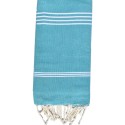 Fouta Mykonos bleu vert
