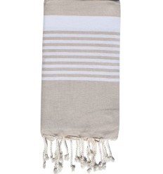 Fouta arthur beige clair