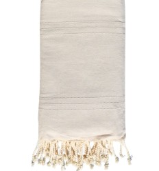 Fouta anglaise vanille