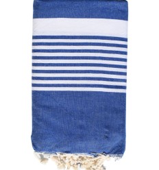 Fouta couple arthur bleu roi