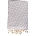 Jeté papillon beige