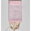 Lot de 10 serviettes de table rose bébé