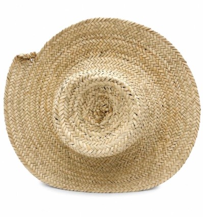 Chapeau en palmier tressé