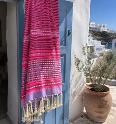 Fouta Arabesque colorée