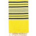 Fouta arabesque jaune
