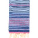 Fouta arabesque rose clair