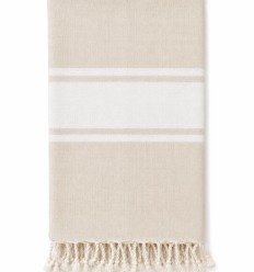 Grande fouta beige clair 2