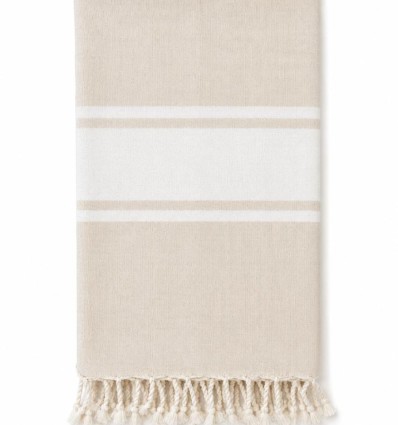 Grande fouta beige clair