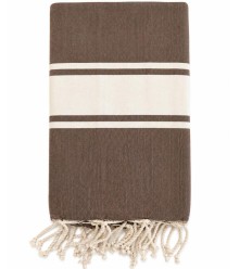 Fouta classique marron