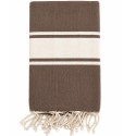 Fouta classique marron - FOUTA TUNISIA