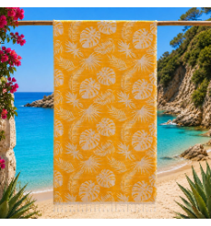 Fouta Amazon Jaune foncé 2