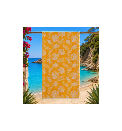 Fouta Amazon Jaune foncé
