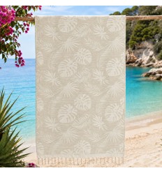 Fouta Amazon beige vanille