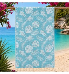 Fouta Amazon bleu turquoise
