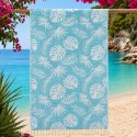 Fouta Amazon bleu turquoise