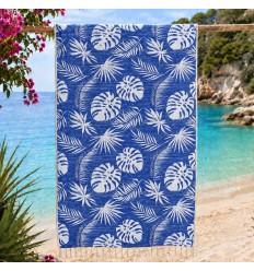 Fouta Amazon bleu