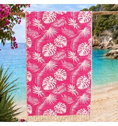 Fouta Amazon rose fuchsia