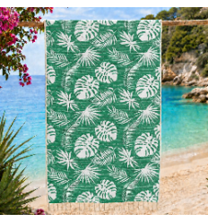 Fouta Amazon vert