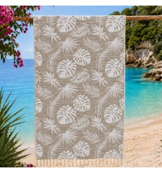 Fouta Amazon taupe