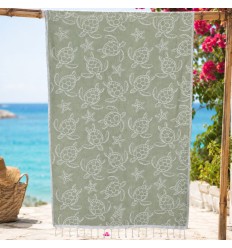 Fouta Seychelles Kaki 2
