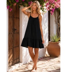 Black beach dress