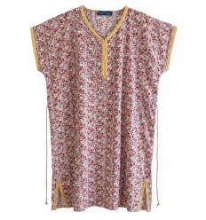 Robe caftan fleurie - Robe de plage 2