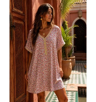 Kurzes Kaftankleid