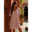 Vestido caftán corto