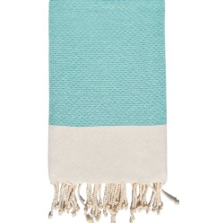 Fouta Pique-Pique vert d'eau