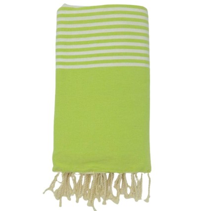 Jeté vert pistache