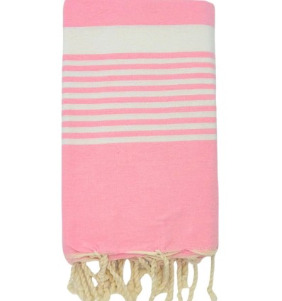 Fouta couple arthur rose clair