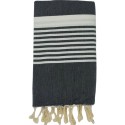 Fouta couple arthur gris foncé