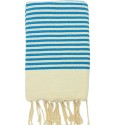 Fouta zèbre bleu moyen
