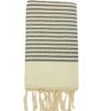 Fouta zèbre taupe