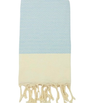 Fouta Pique-Pique bleu clair
