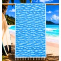 Fouta Hawaï Bleu Azur