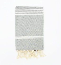 Fouta Mykonos gris clair