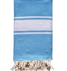 Grande fouta bleu azur