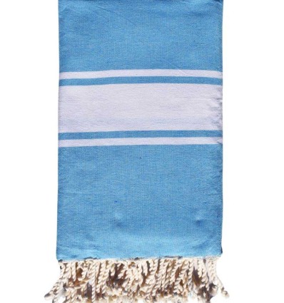 Grande fouta bleu azur