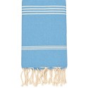 Fouta Mykonos bleu azur