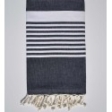 Fouta arthur bleu jean foncé