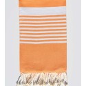 Fouta arthur orange clair