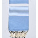 Fouta arthur bleu clair
