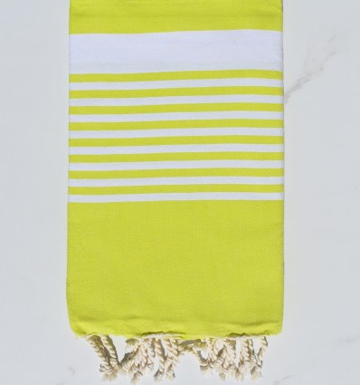 Fouta arthur vert chartreuse