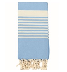 Fouta arthur bleu roi clair
