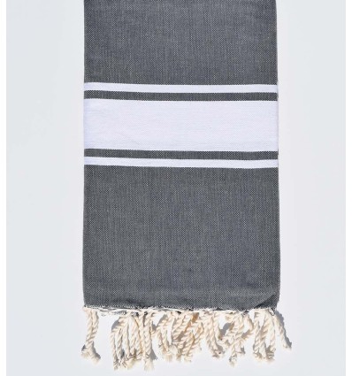 Fouta clásica – Azul Gris