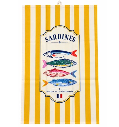 Geschirrtuch – Sardinen
