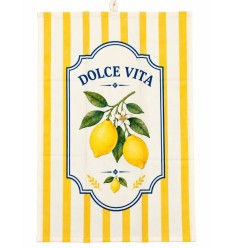 Geschirrtuch aus Kreppbaumwolle – Dolce Vita