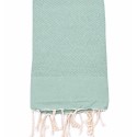 fouta nid d'abeille unie vert céladon- FOUTA TUNISIA
