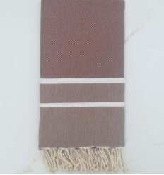 Chevron brown Fouta